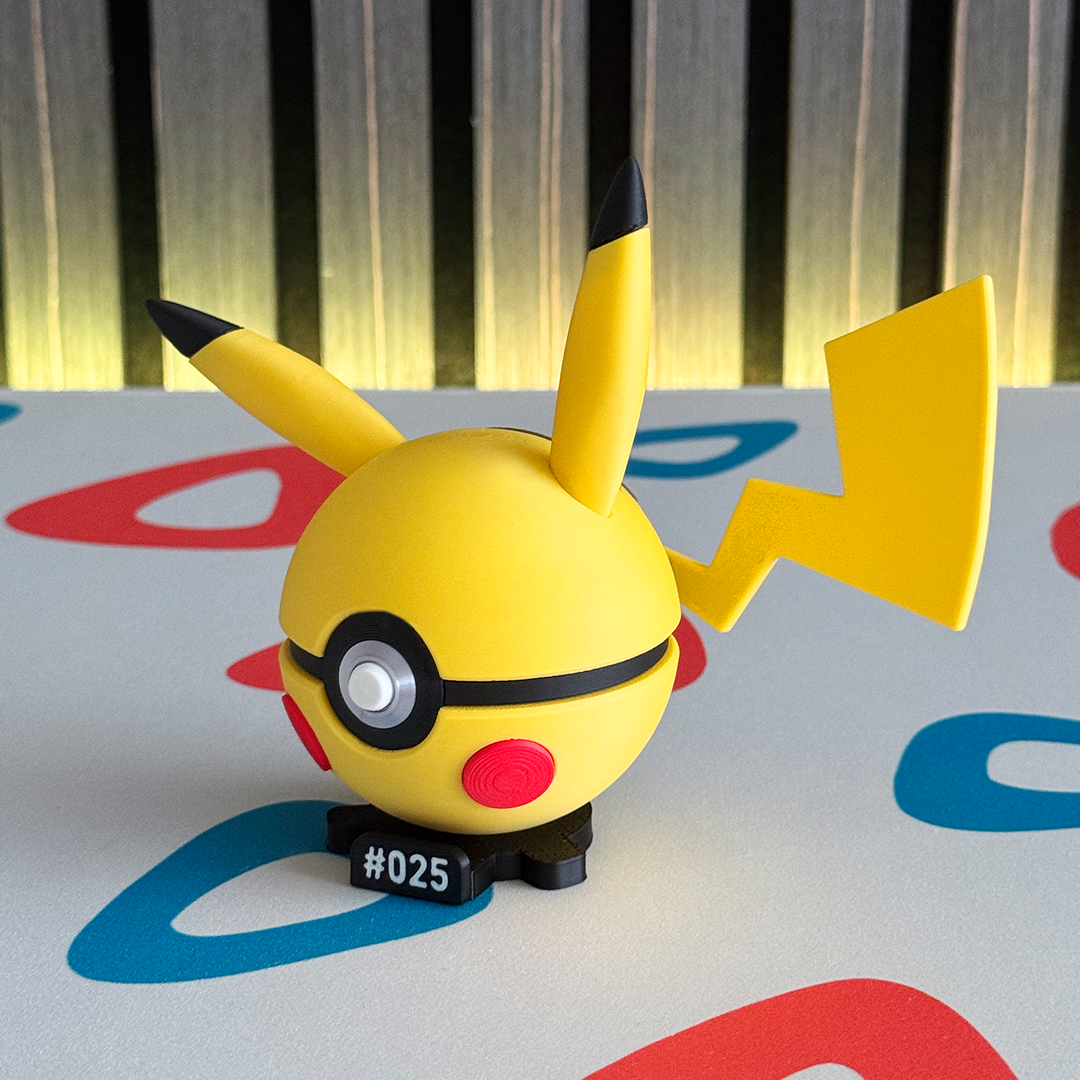 Poku-Bola Coleccionable Pikachu #025 + REGALO