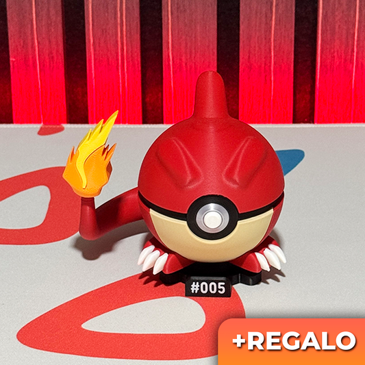 Poku-Bola Coleccionable Charmelon #005 + REGALO
