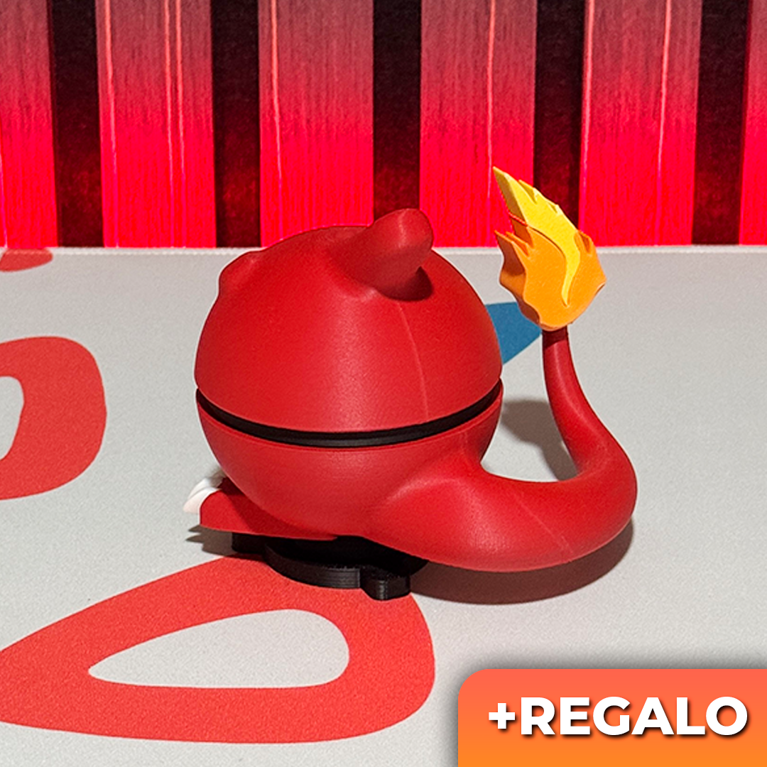 Poku-Bola Coleccionable Charmelon #005 + REGALO