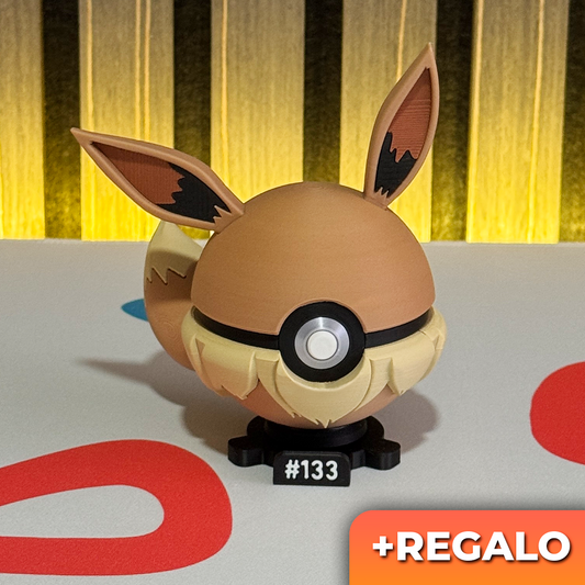 Poku-Bola Coleccionable Eevee #133 + REGALO