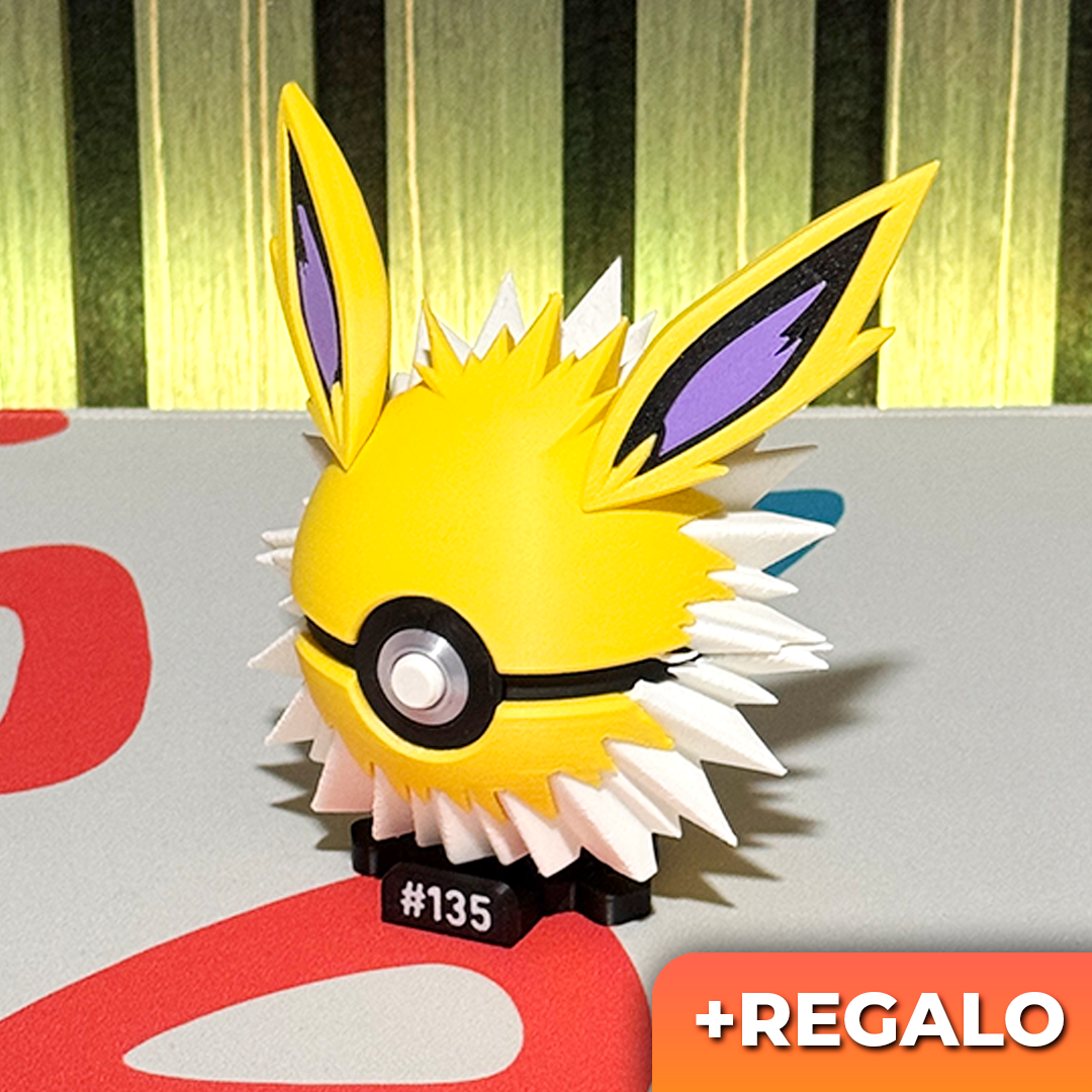 Poku-Bola Coleccionable Jolteon #135 + REGALO