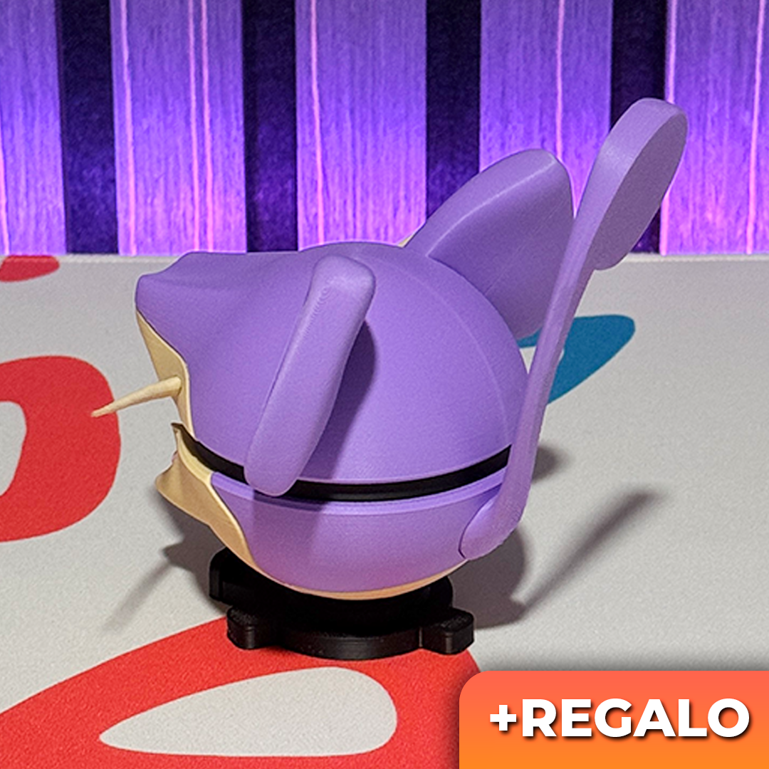 Poku-Bola Coleccionable Rattata #019 + REGALO