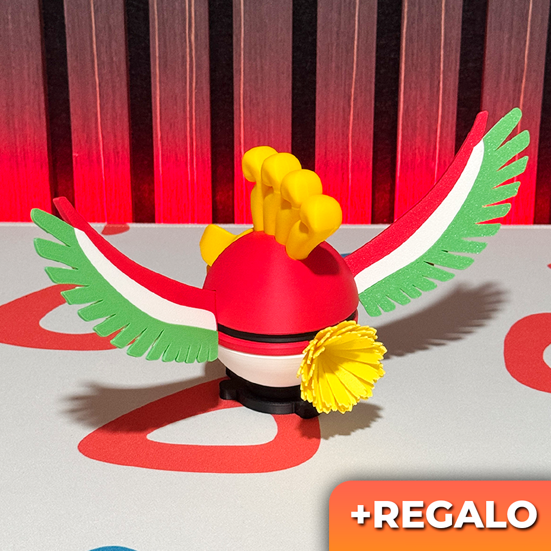 Poku-Bola Coleccionable Ho-Oh #250 + REGALO