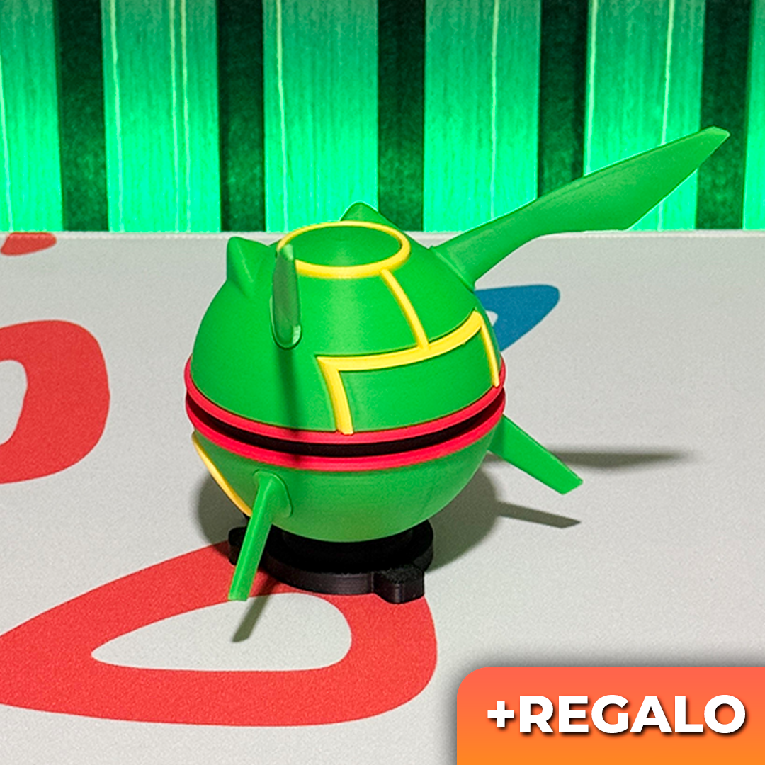 Poku-Bola Coleccionable Rayquaza #384 + REGALO