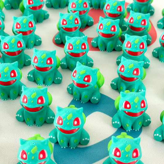 Poku-Chibi 001 - Bulbasaur - Mini figura coleccionable