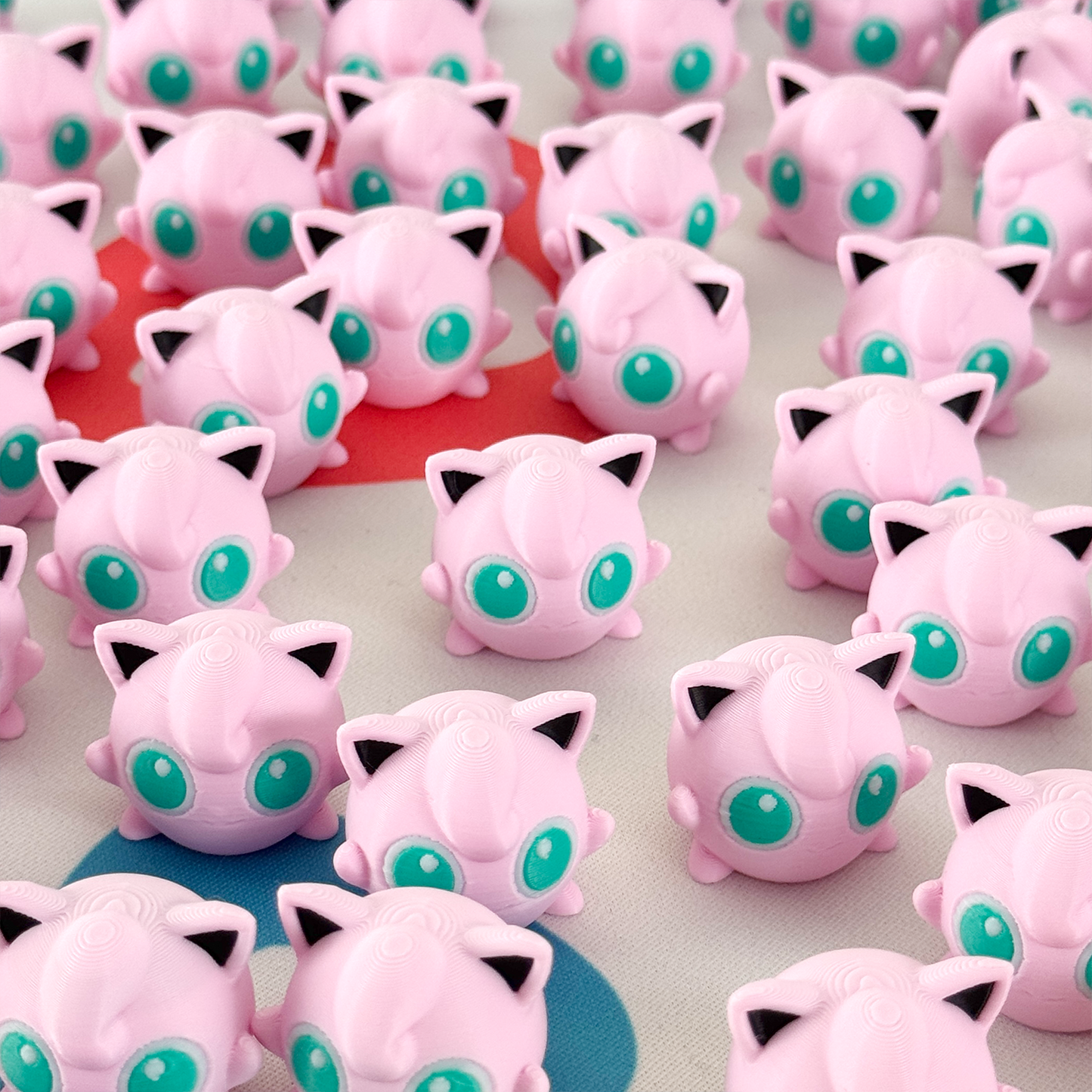 Poku-Chibi 039- Jigglypuff - Mini figura coleccionable