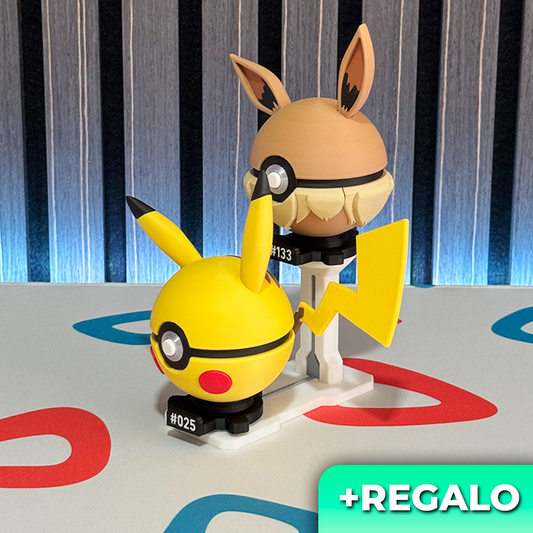 Pack Let's Go! - Poku-Bolas Coleccionables + Soporte de regalo