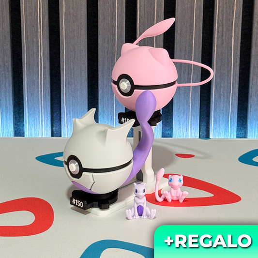 Pack Legendarios Gen 1 - Poku-Bolas Coleccionables + Soporte de regalo