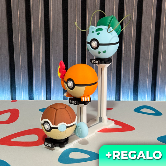 Starter Pack Gen 1 - Poku-Bolas Coleccionables + Soporte de regalo