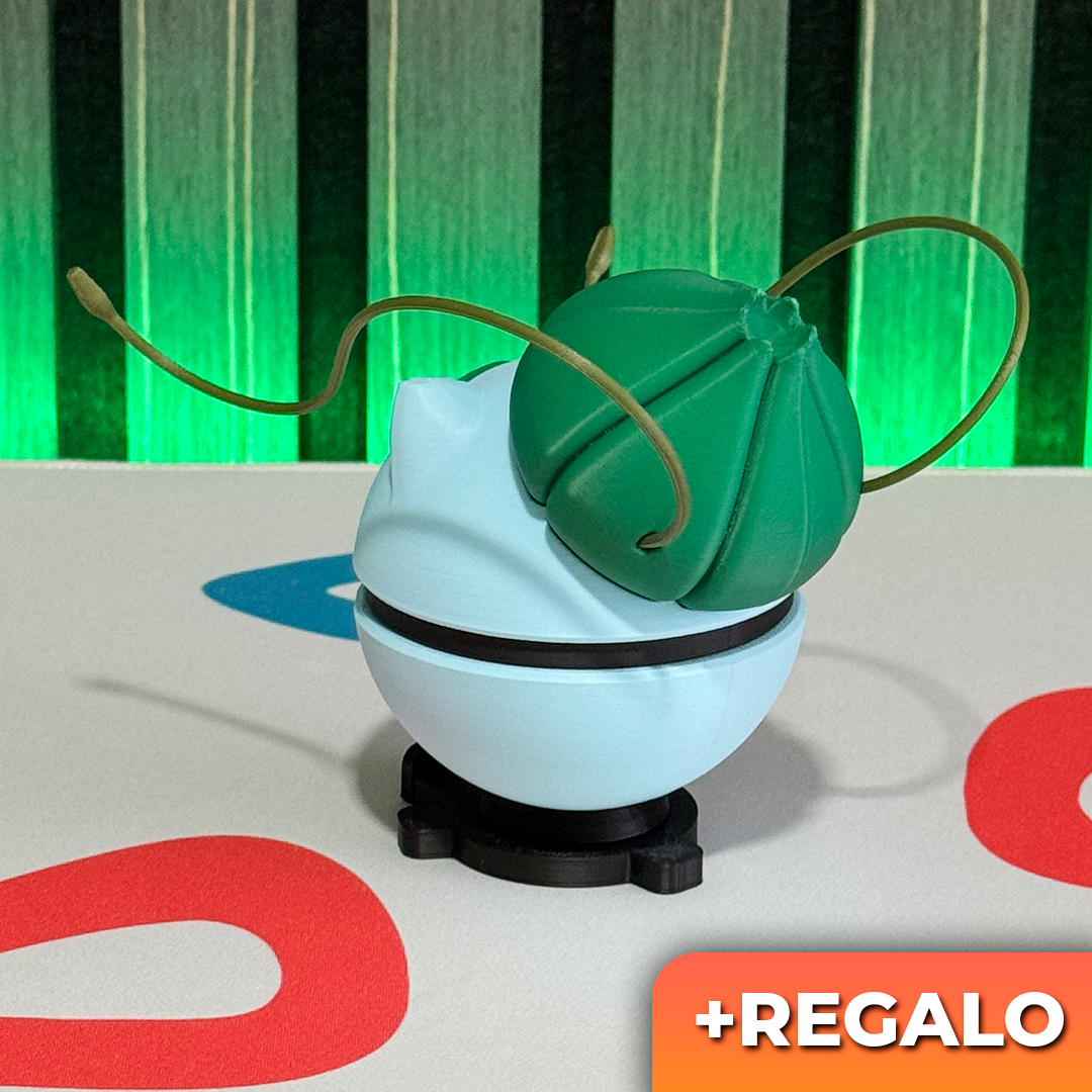 Poku-Bola Coleccionable Bulbasaur #001 + REGALO