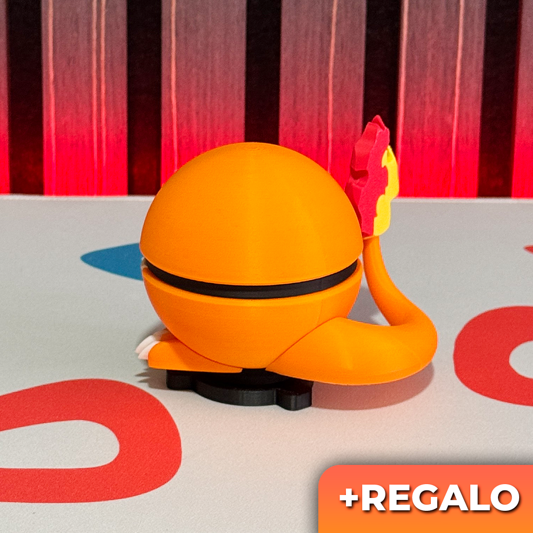 Poku-Bola Coleccionable Charmander #004 + REGALO