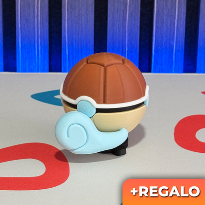 Poku-Bola Coleccionable Squirtle #007 + REGALO