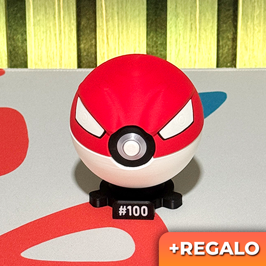 Poku-Bola Coleccionable Voltorb #100 + REGALO