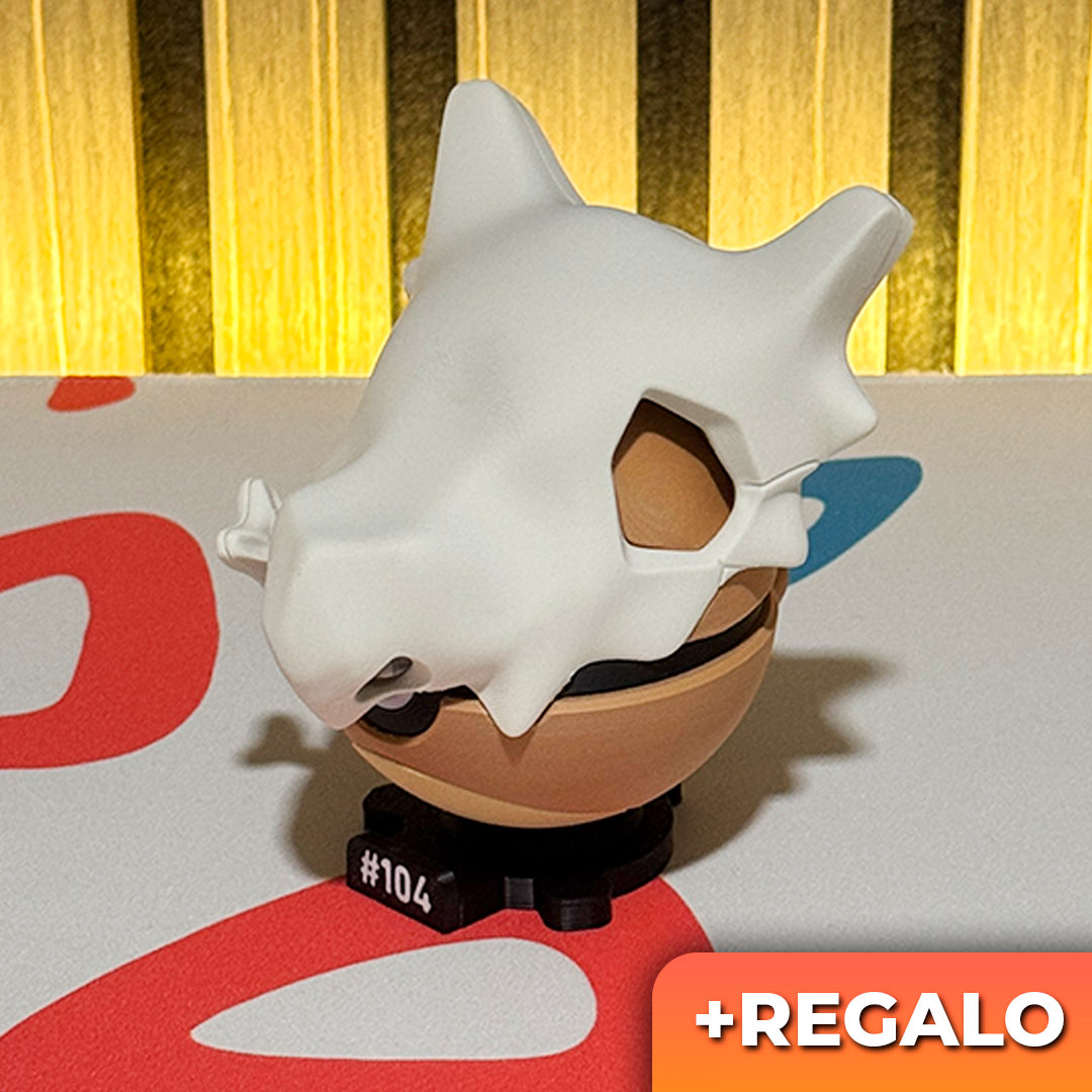 Poku-Bola Coleccionable Cubone #104 + REGALO