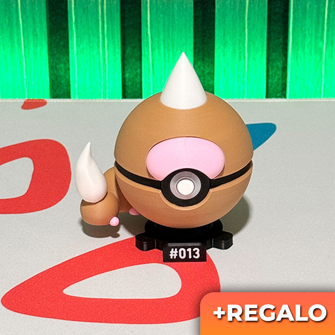 Poku-Bola Coleccionable Weedle #013 + REGALO