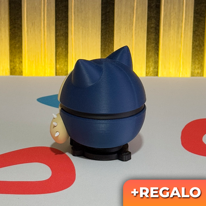 Poku-Bola Coleccionable Snorlax #143 + REGALO