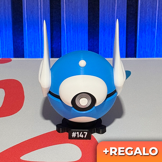 Poku-Bola Coleccionable Dratini #147 + REGALO