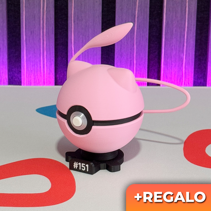 Poku-Bola Coleccionable Mew #151 + REGALO