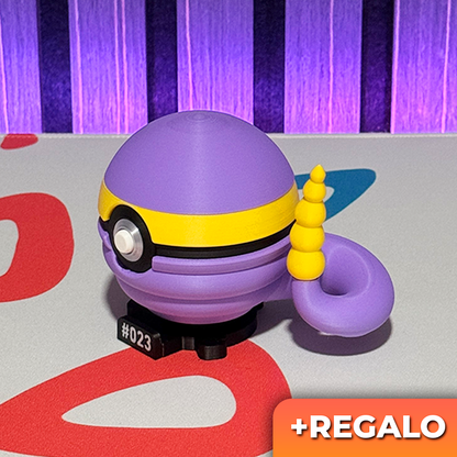 Poku-Bola Coleccionable Ekans #023 + REGALO
