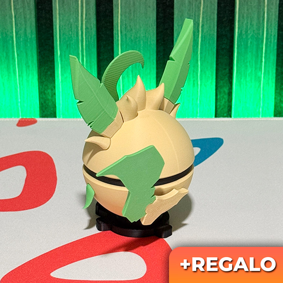 Poku-Bola Coleccionable Leafeon #470 + REGALO