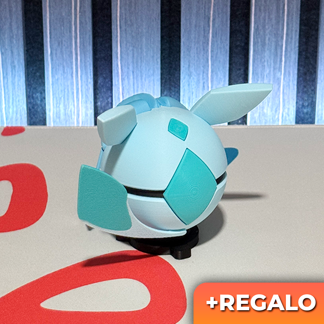 Poku-Bola Coleccionable Glaceon #471 + REGALO
