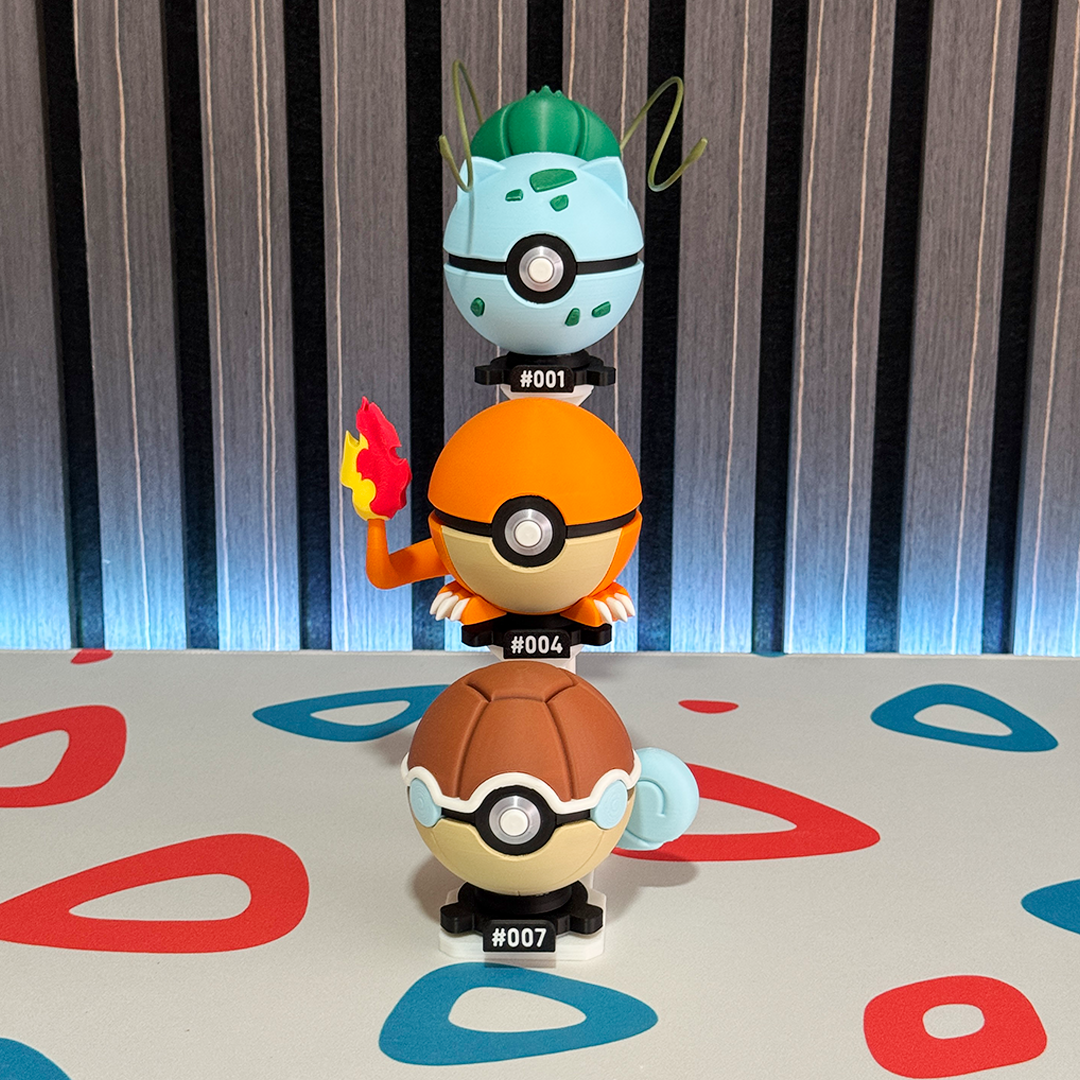 Starter Pack Gen 1 - Poku-Bolas Coleccionables + Soporte de regalo